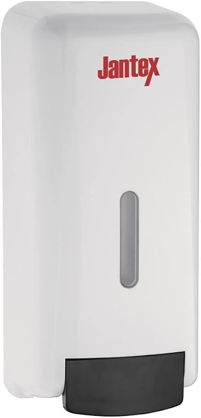 Jantex Wall-Mounted Liquid Soap Dispenser 1 Litre White FK385