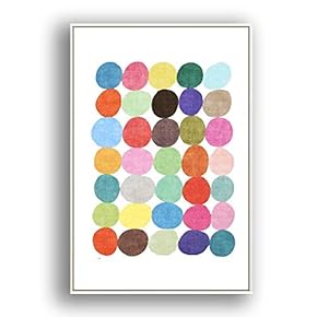 Framed Abstract for Living Room Bedroom Color Block for