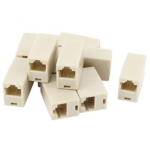 Cat5 RJ45 Lan Network Ethernet Cable Extender Adapter Coupler 10 PCS