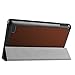 NEWSTYLE Case for Fire 7 2015 - Ultra Slim Shell Lightweight Tri-fold Stand Cover for Amazon Fire 7 Inch Tablet(5th Generation 2015 release ONLY), Brown