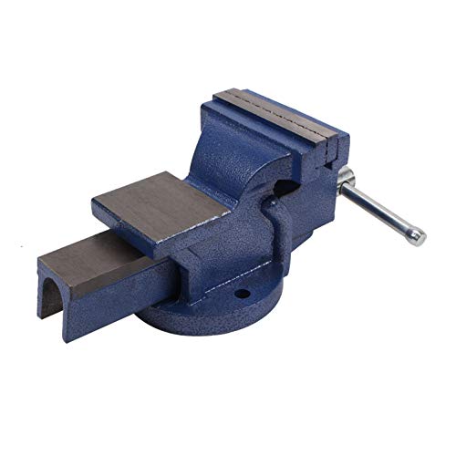 CCLIFE Feststehend Schraubstock Gusseisen 100/125/150 mm für Werkbank Werkbankschraubstock Parallelschraubstock, Modell:125mm – Bild 5