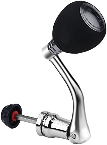 Gototop Fishing Spinning Reel Metal Rotatable Knob Reel Replacement Fishing Power Handle With Arm Grip For Fishing Reel Nonslip Grip Reel Replacement Parts Indress