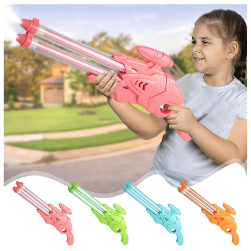 Water Spray Device for Beach Swimming Pool Pull Out Water Long Range High Capacity for Wate Pump Action Water Spray Water Play Tool (blue)