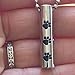 Lauren Annabelle Studio Pet Cremation Jewelry for Ashes Necklaces 3 Paws Cylinder Stainless Steel Pendant Men Dad Mom Women Dog