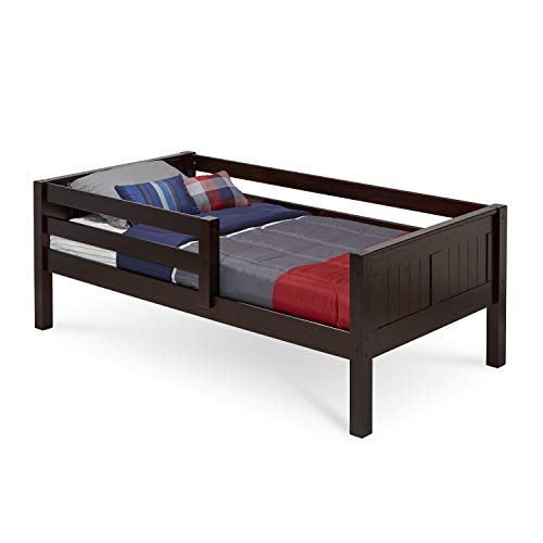 Camaflexi Panel Style Solid Wood Day Bed with Front Rail Guard The