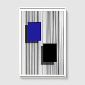 Framed Canvas Home Artwork Decoration Lines Art Canvas Wall Art for Living Room, Bedroom - 16x24 inches