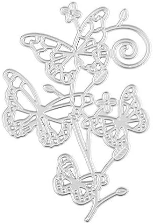 Metal Cutting Dies, NXDA Embossing Dies Stencil Template for DIY Scrapbook Album Paper Card Craft Decoration (G)