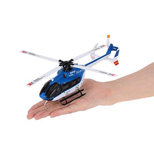Original XK EC145 K124 2.4G 6CH 3D 6G System Brushless Motor RC Hubschrauber Helikopter BNF ohne Fernbedienung – Bild 3