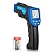 HOLDPEAK 320 Non-Contact Digital Laser Infrared Thermometer Temperature Gun，-22 to 608°F (-30 to 320°C) with Laser and LCD Backlit (Blue and Black)