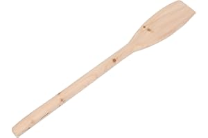 Hoement Wooden Stirring Paddle 27.5 Inch for Fruit Wine Fermentation Brewing Mash with 10cm Wide Mixing Blade for Large Pot C