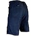 The Pub Crawler - Men's Loose-Fit Baggy Bike Shorts for Commuter or MTB Cycling (Large, Blue)