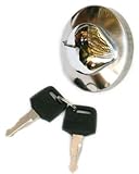 Motorcycle Yamaha Vstar 650 1100 Gas Tank Cover with Lock and keys