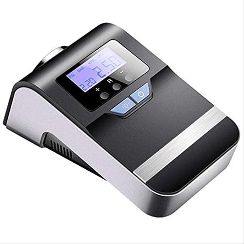 4 in 1 Car Air Compressor Portable Car Air Inflatable Pump Electric Tire Tyre Inflator Pump 12v Auto Boat Digital Light Black