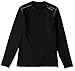 Hot Chillys Men's Micro-Elite Chamois Crewneck (Black, Large)