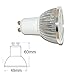 10pcs Pack 110V 4W GU10 LED Bulbs - 3200K Warm white Spotlight - 330 Lumen, 35Watt Equivalent - 45 Degree Beam Angle