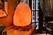Natural Himalayan Rock Salt Lamp 8-13 lbs with Wood Base, UL Approved Electric Wire, with Dimmer & Bulb