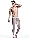 SEOBEAN Low Rise Mens Underwear Pants Long John Grid Cotton 2273