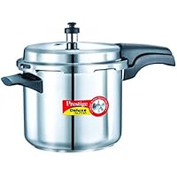 Prestige 3.5L Alpha Deluxe Induction Base Stainless Steel Pressure Cooker, 3.5-Liter