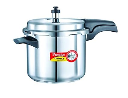 Prestige Deluxe Alpha Stainless Steel Pressure Cooker, 3.5 Litres
