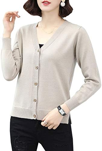 【シーズン売切！】[ジョプリンアンドコー] 5カラー vネックカーディガン カーディガン 模様編み 冬 レディース