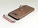 Galaxy S8 case,All-Round Protection with Free Rotating Metal Ring Holder (Rose Gold)