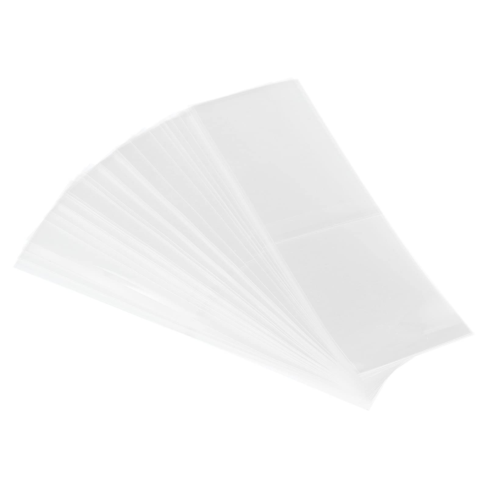 PATIKIL 110x35mm Perforated Shrink Bands, 400 Pack PVC Heat Shrink Wrap Band Fits Cap Diameter 2.68 to 2.72 Inch for Jars Cans, Clear