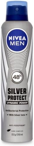 NIVEA MEN Silver Protect Antiperspirant Deodorant Spray 48h Protection 250ml view 4