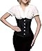 Camellias Women's 26 Steel Boned Heavy Duty Waist Trainer Corset Shaper for Weight Loss
