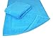SALBAKOS 100% Turkish Cotton Bath Mat Set 2-Piece - 20x34 inch, Premium Quality Hotel & Spa Collection, Soft, Absorbent, Long Lasting, Durable Bathroom Rugs (Aqua, 2 Bath Mats)