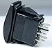 Rocker Switches DP (ON)OFF(ON) 20A 12V SEALED Non-ill