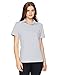 Hanes Comfortblend Women's X-Temp Polo with FreshIQ, Light Steel, Large