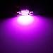 Partsam 31mm Festoon 12-3528-SMD Interior Dome Map Reading LED Lights Lamp Bulbs, Purple, Pack of 10