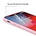 TORRAS [Love Series iPhone X Case 2017 (ONLY), Liquid Silicone Gel Rubber Shockproof Case Soft Microfiber Cloth Lining Cushion Compatible with iPhone X (2017), Pink