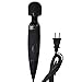 AV Clitoral Vibrator, LoverInBox Multi-Speed Personal Wand Clitoral Massager Masturbator Waterproof Powerful Multispeed Adjustable Discreet Vibrator For Female Sex Toy USB Charging Black