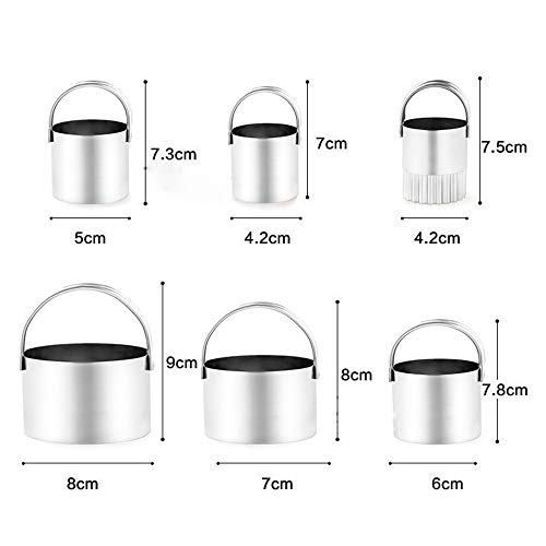 EVQ Stainless Steel Pastry Blender Dough Cutter 6 Pastry Cutter Set,Baking Dough Tools
