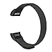 For Fitbit Charge 2 Bands,Lotyes Metal Milanese Loop Stainless Steel Replacement Magnet Lock Strap Small & Large Bands for Fitbit Charge 2, Silver, Gold, Rose Gold, Black