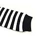 Bowbear 3 Pair Baby and Toddler Leg Warmers, Blue and Black Stripes