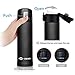 Stainless Steel Water Bottle, FILWO Double Wall Vacuum Insulated Travel Mug 100% Leak & Sweat Proof BPA Free, Cold 24 Hrs / Hot 12 Hrs Perfect Camping, Cycling,Gym,17 oz Vacuum Flask (Black)
