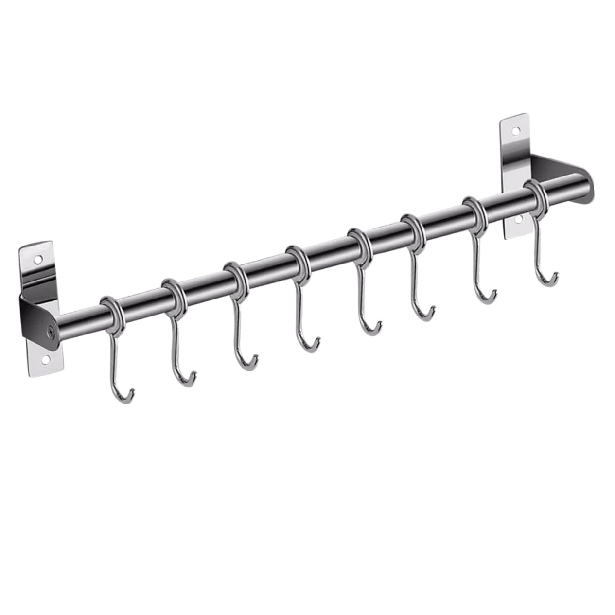 Hohopeti Kitchen Cookware Hanger Wall Mounted Pot Rack Hanging Cookware Rack Hanging Utensil Holder Hanging Utensil Rack Wall Pot Pan Rack Wall Hanger Wall Mounted Pot Holder