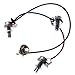 Kmise A1320 1 Set 500k Pots Input Jack Black Assembly Circuit Wiring Harness for Jb Jazz Bass