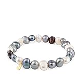TOUS Sweet Dolls - Bracelet of 0.8 cm Baroque Pearls and 18k Yellow Gold - Length: 17.5 cm