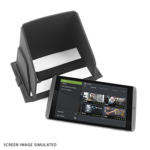 Collapsible Molded Sun Shade for Nvidia Shield Gaming Tablet