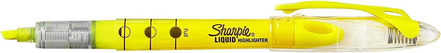 Sharpie Accent Liquid Pen Style Highlighters HILIGHTER, LQD ACCENT, FYW (Pack of5) (1) : Sharpie Hilighters : Office Products