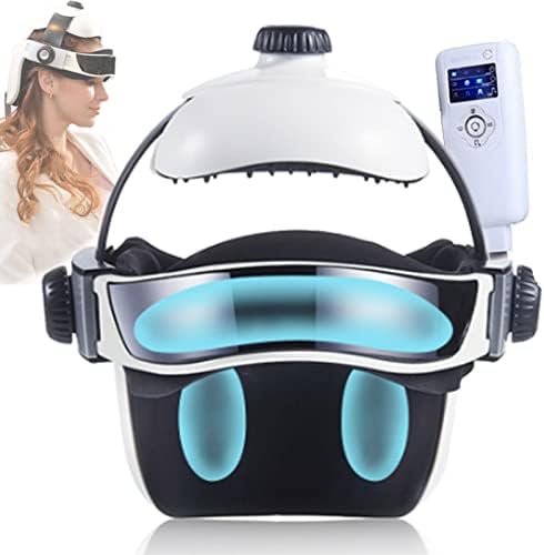 Head Massager,Electric Helmet Massager With 7 Modes/Remote Control,Acupressure Massage Helmet - Heat/Air Pressure/Vibration/Music,For Stress Relief And Fatigue,Promote Sleep,Black price in Saudi Arabia | Amazon Saudi Arabia | kanbkam Head Massager,Electric Helmet Massager With 7 Modes/Remote Control,Acupressure Massage Helmet - Heat/Air Pressure/Vibration/Music,For Stress Relief And Fatigue,Promote Sleep,Black price in Saudi Arabia | Amazon Saudi Arabia | kanbkam