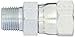 Eaton Weatherhead 9100X8X6 Carbon Steel SAE 37-Degree (JIC) Flare-Twin Fitting, Swivel, Adapter, 3/8