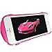 For iPhone 6 Plus iPhone 6S Plus, WwWSuppliers 3D American Muscle Edition Luxury Race Sports Automobile Car Case Kick-Stand Hard Protective Cover Estuche Funda (Hot Pink)