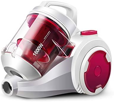 Handheld Vacuum Cleaner/Household Vacuum Cleaner, 1600W High Power, 2L Capacity, 5m Power Cord, Multi-Cone Cyclone Dust Removal, Suction Adjustment, One-Button Dust, Complete Accessories (Pink)