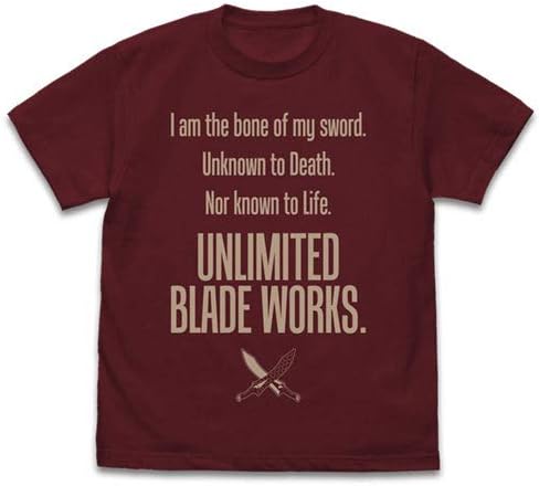 Amazon 劇場版 Fate Stay Night Heaven S Feel Unlimited Blade Works ｔシャツ ｖｅｒ ２ ０ ｂｕｒｇｕｎｄｙ ｘｌ アニメ 萌えグッズ 通販
