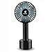 D-FantiX Portable Handheld Fan Battery Operated Rechargeable Mini USB Fan Small Desk Fan for Home Camping Travel Black