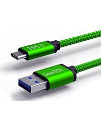 [10 Pack]   varios colores 3 ft USB tipo C cable nylon trenzado Cargador Cable de sincronización de datos de carga para Samsung Galaxy Nota 8 S8,, pixel, LG V20 V30, Nexus 6P, Nintendo Switch, MacBook